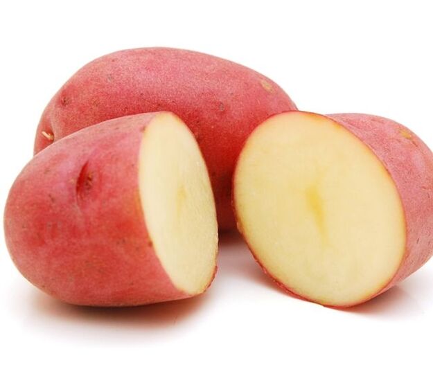 Red potatoes are a popular remedy for papillomas on the lips