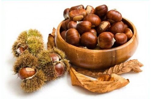 Horse chestnut fruits - a folk remedy for papillomas